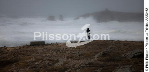 Gale on the peninsula of Quiberon - © Philip Plisson / Plisson La Trinité / AA23462 - Photo Galleries - Percho [headland of]