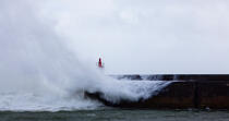 Gale on Quiberon © Philip Plisson / Plisson La Trinité / AA23469 - Photo Galleries - Storms