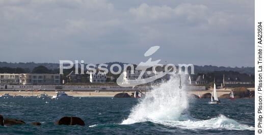 Trégastel. - © Philip Plisson / Plisson La Trinité / AA23594 - Photo Galleries - The Pink Granite Coast