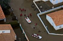 La Faute sur mer © Philip Plisson / Plisson La Trinité / AA23808 - Nos reportages photos - Innondation
