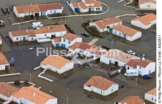 La Faute sur mer - © Philip Plisson / Plisson La Trinité / AA23811 - Nos reportages photos - Innondation