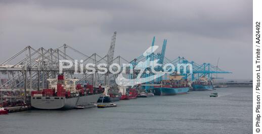 Sur le port de Rotterdam - © Philip Plisson / Plisson La Trinité / AA24492 - Nos reportages photos - Pays-Bas