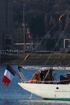 L'Ecole Navale à Brest. © Philip Plisson / Plisson La Trinité / AA24824 - Nos reportages photos - Ville [29]