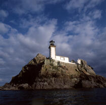 Louet Island Lighthouse © Philip Plisson / Plisson La Trinité / AA25067 - Photo Galleries - French Lighthouses