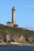Le phare de Portzic à l'entrée de la Rade de Brest. © Philip Plisson / Plisson La Trinité / AA25139 - Nos reportages photos - Brest