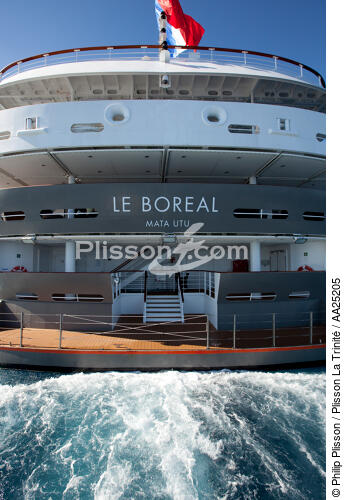 Le Boréal - © Philip Plisson / Plisson La Trinité / AA25205 - Nos reportages photos - Poupe