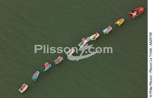 Sailing school - © Philip Plisson / Plisson La Trinité / AA25749 - Photo Galleries - Optimist