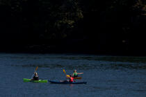 Odet river © Philip Plisson / Plisson La Trinité / AA25852 - Photo Galleries - Kayak