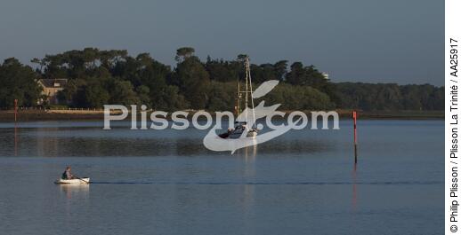 Mouillage à Loctudy - © Philip Plisson / Plisson La Trinité / AA25917 - Nos reportages photos - Pont-L'Abbé [rivière de]