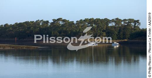 Mouillage à Loctudy - © Philip Plisson / Plisson La Trinité / AA25919 - Nos reportages photos - Pont-L'Abbé [rivière de]