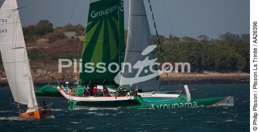 In the bay of Lorient. - © Philip Plisson / Plisson La Trinité / AA26396 - Photo Galleries - Sailing Race