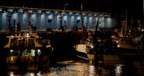 Le port de pêche de Kéroman à Lorient. © Philip Plisson / Plisson La Trinité / AA26487 - Nos reportages photos - Port