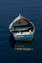 Barque sur la rivière de Crac'h © Philip Plisson / Plisson La Trinité / AA26541 - Nos reportages photos - Crac'h [Rivière de]