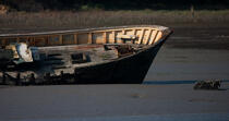 Wreck on the Blavet. © Philip Plisson / Plisson La Trinité / AA26667 - Photo Galleries - Morbihan