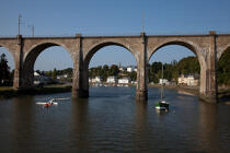 Viaduct Hennebont © Philip Plisson / Plisson La Trinité / AA26716 - Photo Galleries - Morbihan