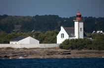 Lighthouse Pointe des Chats on Groix island © Philip Plisson / Plisson La Trinité / AA26745 - Photo Galleries - Groix