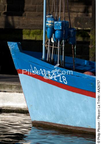 In the port of Groix - © Philip Plisson / Plisson La Trinité / AA26757 - Photo Galleries - Stem