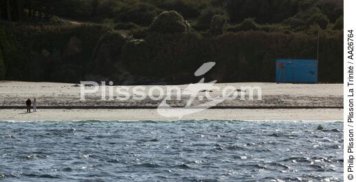 La plage des Grands Sables à Groix - © Philip Plisson / Plisson La Trinité / AA26764 - Nos reportages photos - Groix