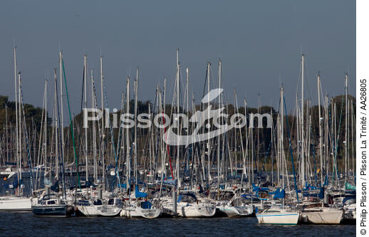 Arzal port - © Philip Plisson / Plisson La Trinité / AA26805 - Photo Galleries - Vilaine [The mouth of the]