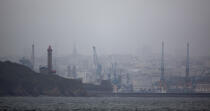 Le port de Brest. © Philip Plisson / Plisson La Trinité / AA26891 - Nos reportages photos - Portzic