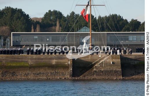 L'école navale à Brest - © Philip Plisson / Plisson La Trinité / AA26912 - Nos reportages photos - Brest