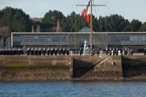 L'école navale à Brest © Philip Plisson / Plisson La Trinité / AA26912 - Nos reportages photos - De Brest à Loctudy