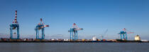 Container Terminal Montoir-de-Bretagne © Philip Plisson / Plisson La Trinité / AA26973 - Photo Galleries - Crane