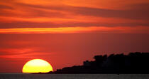 The Pouliguen © Philip Plisson / Plisson La Trinité / AA27142 - Photo Galleries - Sunset