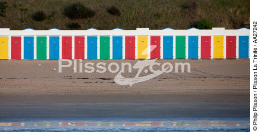 Tharon-plage - © Philip Plisson / Plisson La Trinité / AA27242 - Nos reportages photos - Plages