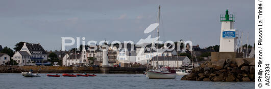 Port-Haliguen - © Philip Plisson / Plisson La Trinité / AA27334 - Nos reportages photos - Feu de port