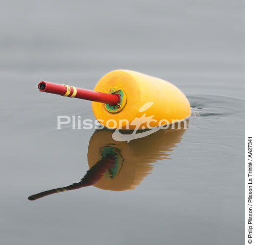 Bouée de Casier en Nouvelle Angleterre - © Philip Plisson / Plisson La Trinité / AA27341 - Nos reportages photos - Reflet