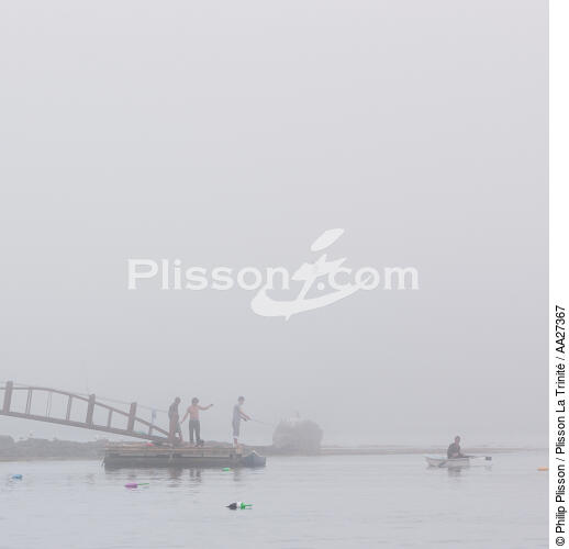 Port Clyde - © Philip Plisson / Plisson La Trinité / AA27367 - Photo Galleries - Sky