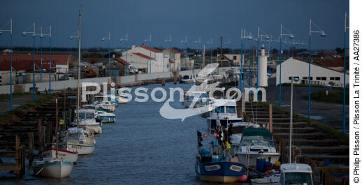 Le port dess Brochets - © Philip Plisson / Plisson La Trinité / AA27386 - Nos reportages photos - Crépuscule