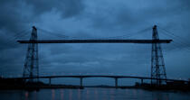 Pont transbordeur sur la Charente © Philip Plisson / Plisson La Trinité / AA27725 - Nos reportages photos - Lumière