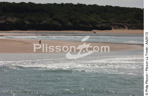 Le Veillon beach - © Philip Plisson / Plisson La Trinité / AA28172 - Photo Galleries - From Noirmoutier to Aiguillon's bay
