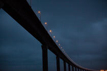 Pont de l'île de Ré © Philip Plisson / Plisson La Trinité / AA28349 - Nos reportages photos - Nuit