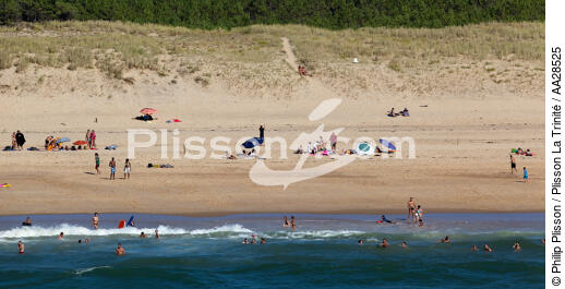 La Coubre beach - © Philip Plisson / Plisson La Trinité / AA28525 - Photo Galleries - From Ré island to La Coubre Point