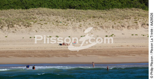 La Coubre beach - © Philip Plisson / Plisson La Trinité / AA28526 - Photo Galleries - From Ré island to La Coubre Point