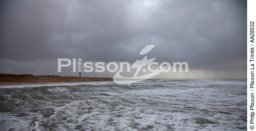 Plage de la Coubre - © Philip Plisson / Plisson La Trinité / AA28532 - Nos reportages photos - Mer