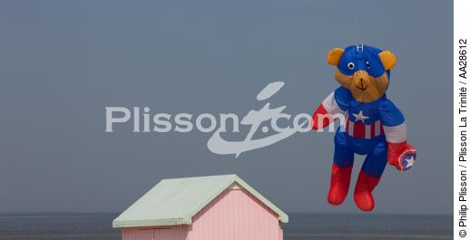 International Meetings of kites in Berck sur Mer [AT] - © Philip Plisson / Plisson La Trinité / AA28612 - Photo Galleries - Pas de Calais