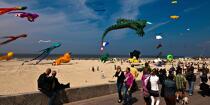 International Meetings of kites in Berck sur Mer [AT] © Philip Plisson / Plisson La Trinité / AA28672 - Photo Galleries - Pas de Calais