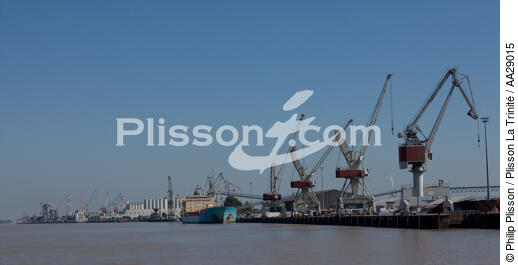Port of Bordeaux,Bassens terminal - © Philip Plisson / Plisson La Trinité / AA29015 - Photo Galleries - La Garonne