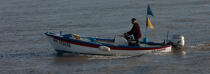Petite pêche dans l'éstuaire de la Gironde © Philip Plisson / Plisson La Trinité / AA29584 - Nos reportages photos - Pêche