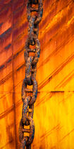 Anchor chain © Philip Plisson / Plisson La Trinité / AA29618 - Photo Galleries - Sea decoration
