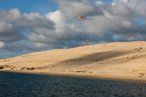 La dune du Pilat © Philip Plisson / Plisson La Trinité / AA29729 - Nos reportages photos - Parapente
