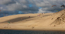 La dune du Pilat © Philip Plisson / Plisson La Trinité / AA29730 - Nos reportages photos - De Soulac à Capbreton