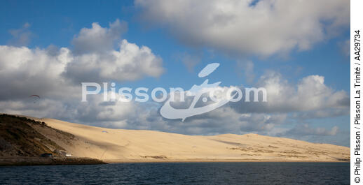 La dune du Pilat - © Philip Plisson / Plisson La Trinité / AA29734 - Nos reportages photos - De Soulac à Capbreton