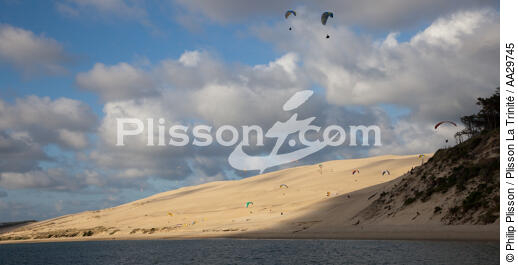 La dune du Pilat - © Philip Plisson / Plisson La Trinité / AA29745 - Nos reportages photos - Pilat [Dune du]