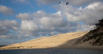 La dune du Pilat © Philip Plisson / Plisson La Trinité / AA29745 - Nos reportages photos - De Soulac à Capbreton