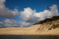 The dune du Pilat © Philip Plisson / Plisson La Trinité / AA29747 - Photo Galleries - Non-nautical sports
